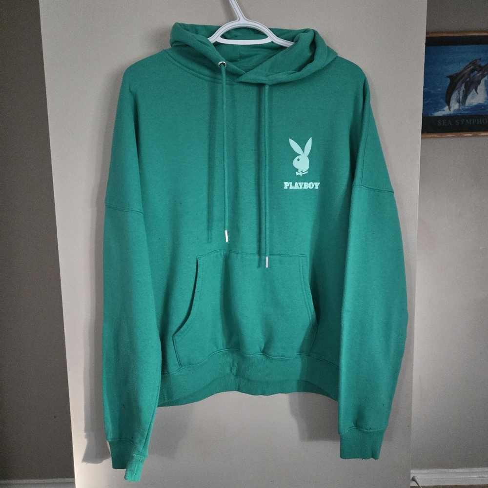 PLAYBOY Bunny Hoodie Sweater Small Mens Top